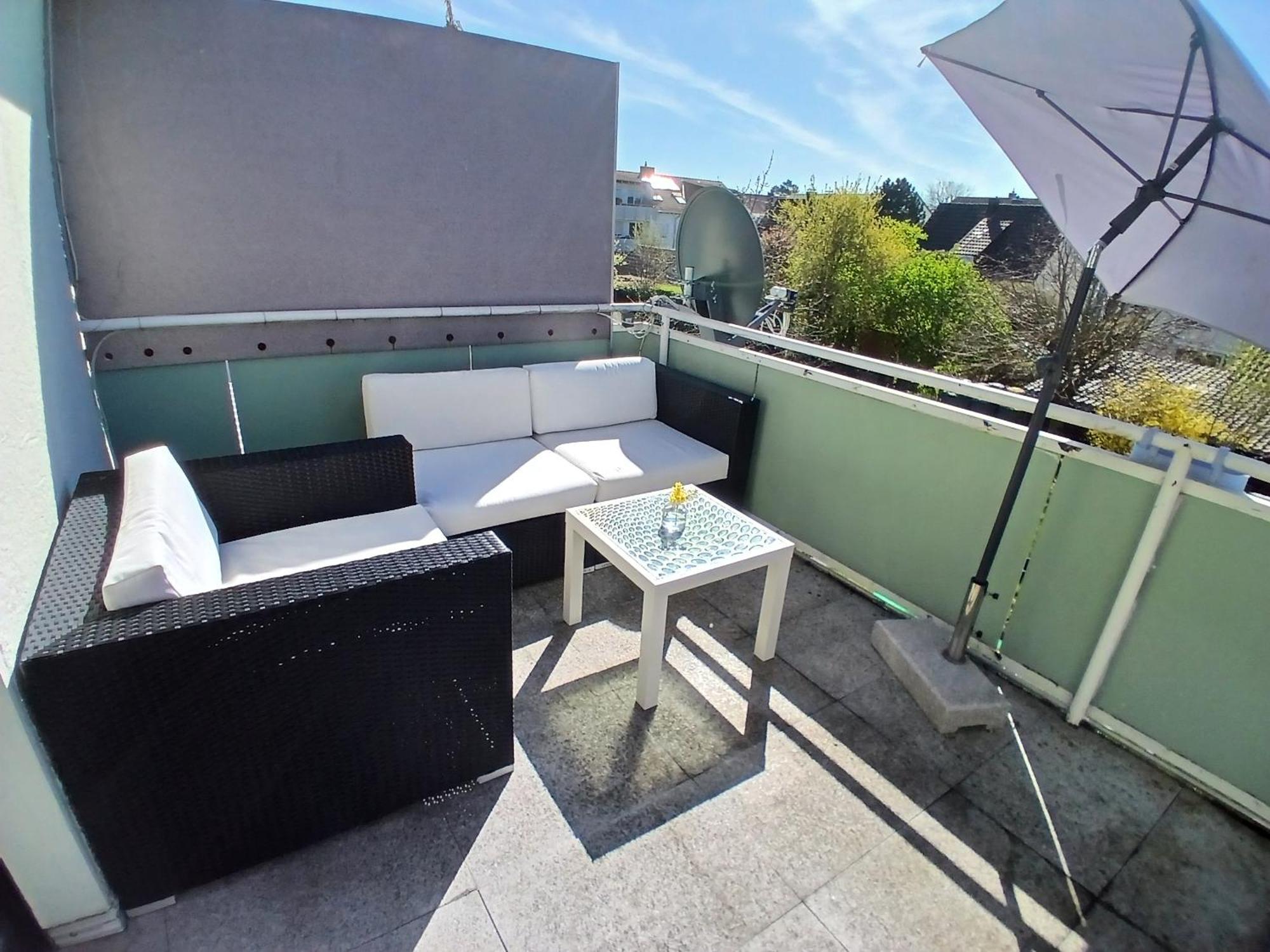 Happybnb Apartment Mit Sonniger Terrasse Lochgau Buitenkant foto